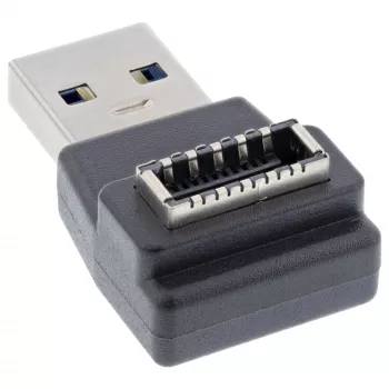 Adattatore USB 3.2 InLine, connettore maschio USB-A su connettore femmina USB-E frontpanel interno