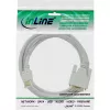 Cavo HDMI-DVI InLine connettore maschio / connettore maschio 18+1 bianco oro 5m