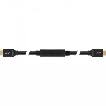 Cavo HDMI High Speed attivo InLine con Ethernet, M/M, nero, contatti dorati, 30 m