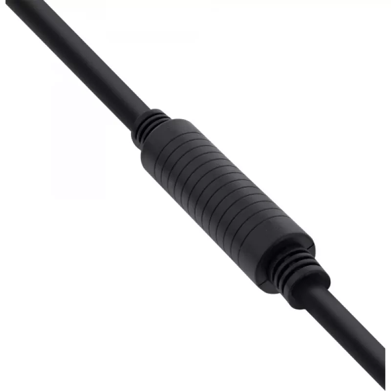 Cavo HDMI High Speed attivo InLine con Ethernet, M/M, nero, contatti dorati, 30 m