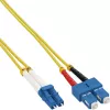 Cavo in fibra ottica duplex InLine LC/SC 9/125µm OS2 1m