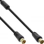 Cavo per antenna InLine 2x schermato >85 dB nero 3 m