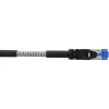 Cavo patch InLine corazzato U/FTP Cat.6A nero 20m