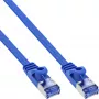 InLine cavo patch piatto, U/FTP, Cat.6A, blu, 1m