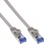 InLine cavo patch piatto, U/FTP, Cat.6A, grigio, 5 m