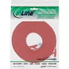 InLine cavo patch piatto, U/FTP, Cat.6A, rosso, 7 m