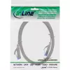 InLine cavo patch piatto, U/FTP, Cat.6A, grigio, 0,5 m