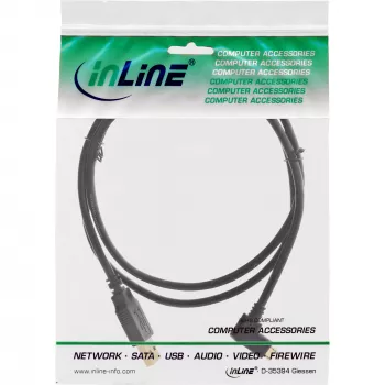 InLine cavo Micro-USB 2.0 USB Type-A maschio / Micro-B maschio, angolare, nero, 2 m