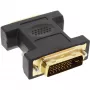 InLine adattatore DVI-D DVI-I 24+5 femmina / DVI-D 24+1 maschio, placcato oro