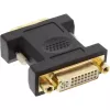 InLine adattatore DVI-D DVI-I 24+5 femmina / DVI-D 24+1 maschio, placcato oro