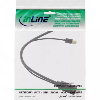 InLine cavo convertitore HDMI maschio a DisplayPort femmina, 4K, nero/oro, 0,3 m