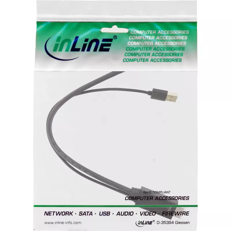 InLine cavo convertitore HDMI maschio a DisplayPort femmina, 4K, nero/oro, 0,3 m