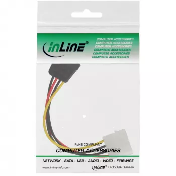 InLine cavo di alimentazione SATA 1x 5,25 pollici / SATA 0,15m