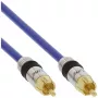 Cavo audio RCA InLine Premium 1x RCA connettore maschio / connettore maschio placcato oro 15 m