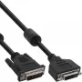 Cavo DVI-D InLine 24+1 M/F, Dual Link, 2 nuclei in ferrite, 2 m