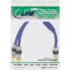 Cavo Y RCA InLine Premium 1x RCA femmina / 2x RCA maschio placcato oro 0,25 m