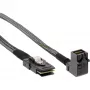 Cavo Mini SAS HD InLine SFF-8643 angolato a SFF-8087 con Sideband 1 m