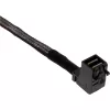 Cavo Mini SAS HD InLine, SFF-8643 angolato a 4x SFF-8482 + alimentazione, 0,5 m