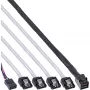 Cavo Mini SAS HD InLine SFF-8643 a 4x SATA + Sideband 1 m