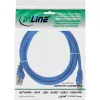 Cavo patch InLine SF/UTP Cat.5e blu 0,5 m