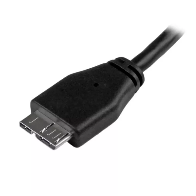 Cavo USB 3.0 sottile StarTech.com USB3AUB15CMS, da USB-A a Micro-USB B, M/M, 15 cm (6 pollici), nero