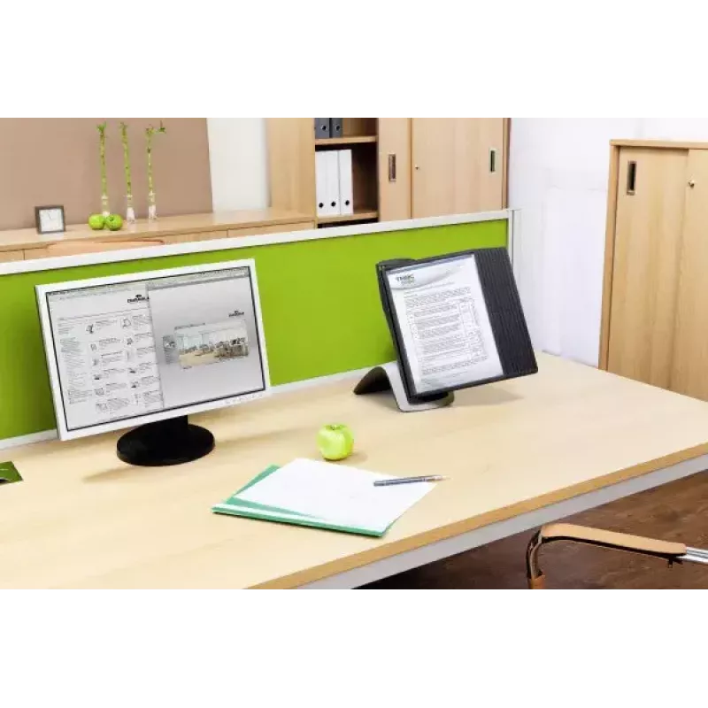 Carosello espositivo documenti Durable Sherpa Style Table 10 supporto da scrivania per 10 pannelli A4