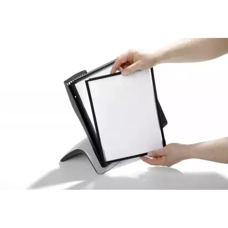 Carosello espositivo documenti Durable Sherpa Style Table 10 supporto da scrivania per 10 pannelli A4