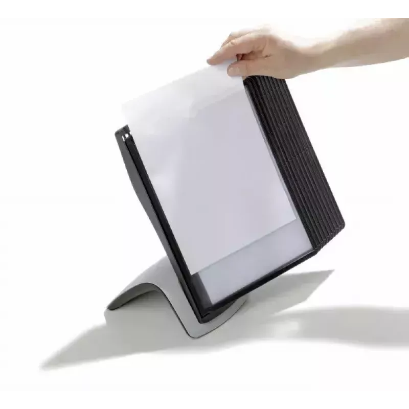 Carosello espositivo documenti Durable Sherpa Style Table 10 supporto da scrivania per 10 pannelli A4