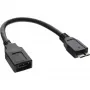 Cavo adattatore OTG InLine Micro USB 3.0 connettore Micro-B su connettore femmina USB Type-A 0,15 m