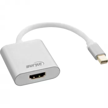 Adattatore InLine Mini DisplayPort HDMI in alluminio con audio 4K/60Hz 17193W