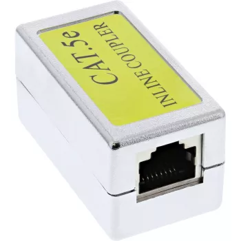 Adattatore crossover InLine Cat.5e diretto su crossover 2x connettore femmina RJ45 schermato