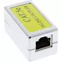 Adattatore crossover InLine Cat.5e diretto su crossover 2x connettore femmina RJ45 schermato