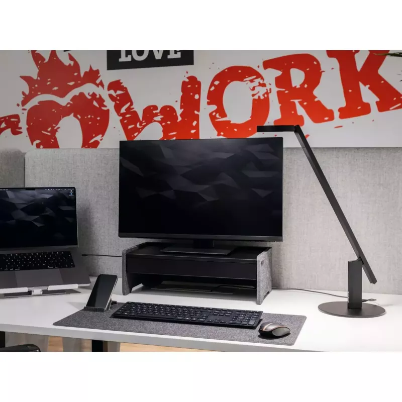 Supporto per monitor Durable 508158 autoportante portata 10 kg regolabile in altezza