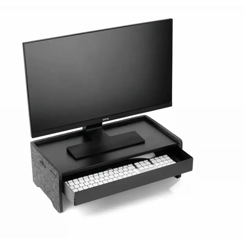 Supporto per monitor Durable 508158 autoportante portata 10 kg regolabile in altezza
