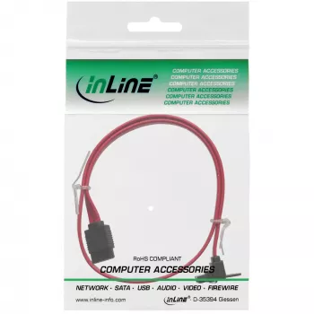 Cavo InLine SATA 6 Gb/s con blocchi, angolato, 0,5 m
