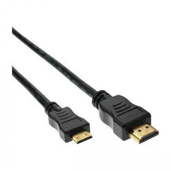InLine cavo HDMI Mini, High Speed HDMI, AM/CM, dorato, 0,5 m