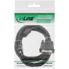 InLine cavo HDMI-DVI connettore maschio 19 pin / connettore maschio 18+1 + nucleo in ferrite nero 1,5m