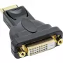 InLine adattatore DisplayPort connettore maschio DisplayPort su connettore femmina DVI-D 24+1 nero