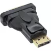 InLine adattatore DisplayPort connettore maschio DisplayPort su connettore femmina DVI-D 24+1 nero