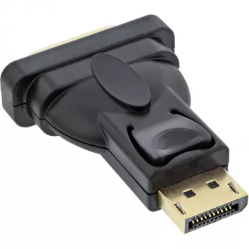 InLine adattatore DisplayPort connettore maschio DisplayPort su connettore femmina DVI-D 24+1 nero
