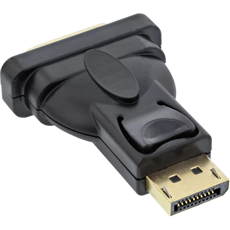 InLine adattatore DisplayPort connettore maschio DisplayPort su connettore femmina DVI-D 24+1 nero
