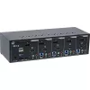KVM Desktop Switch InLine 62644I 4 porte dual monitor DP+HDMI 4K USB 3.0 audio