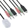 InLine KVM switch, 2 porte, USB-C su DisplayPort 1.2, 4K, audio, cavo integrato