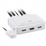 InLine KVM switch, 2 porte, USB-C + HDMI su HDMI, 4K, con audio, cavo integr.