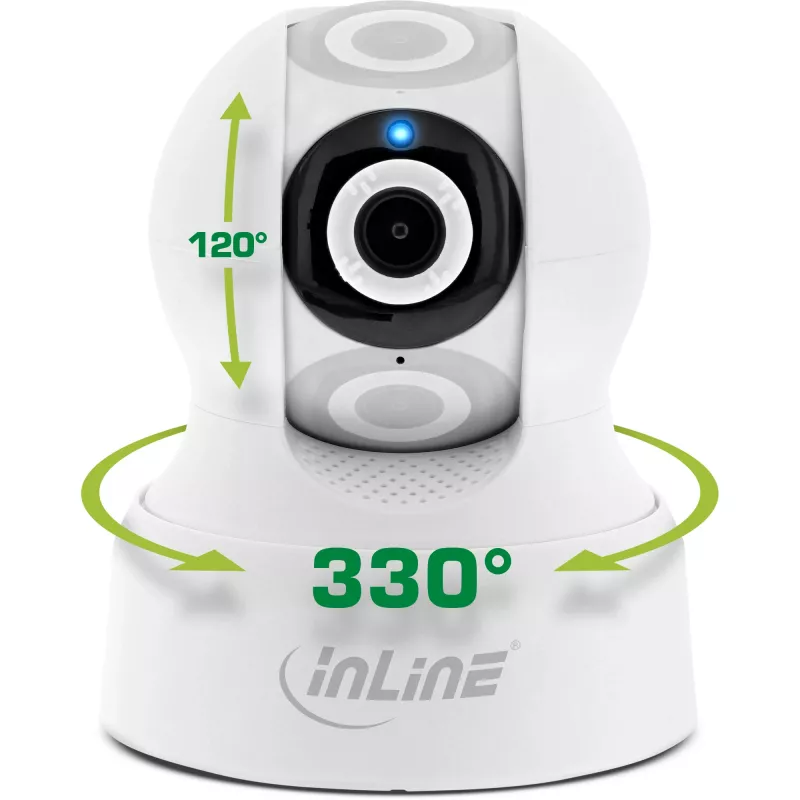 Telecamera di sicurezza IP InLine Smart Home Camera per interni