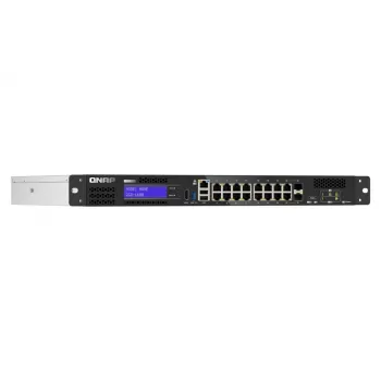 QNAP QGD-1600 Managed Gigabit Ethernet (10/100/1000) 1U nero, grigio