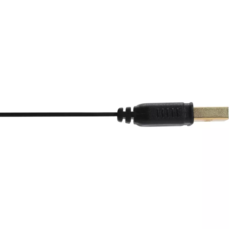 InLine cavo piatto Micro USB 2.0 USB A / Micro-B, nero/oro, 0,3 m