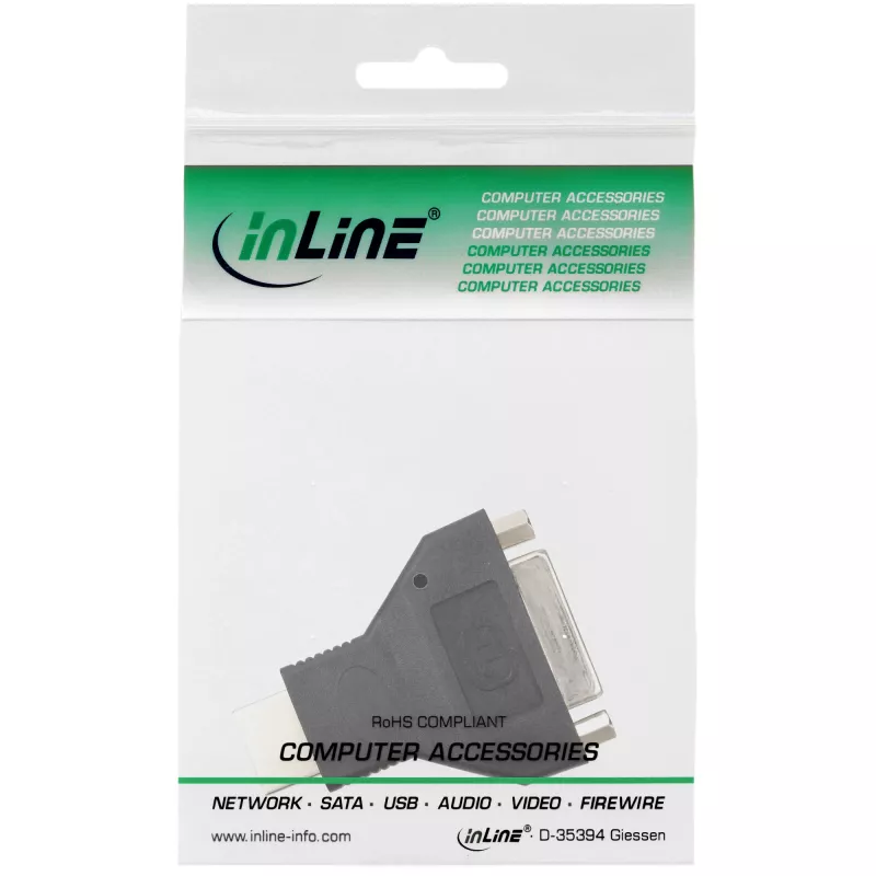 InLine adattatore HDMI a DVI connettore maschio / femmina 17670