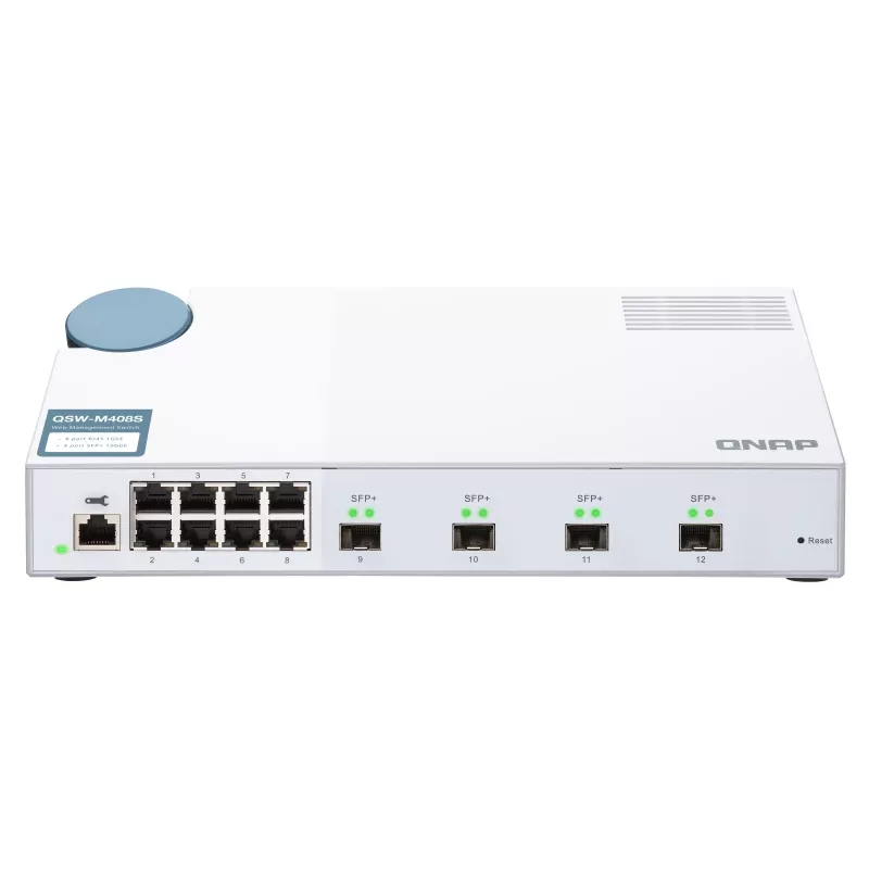 Switch di rete QNAP QSW-M408S Managed L2 Gigabit Ethernet (10/100/1000) bianco