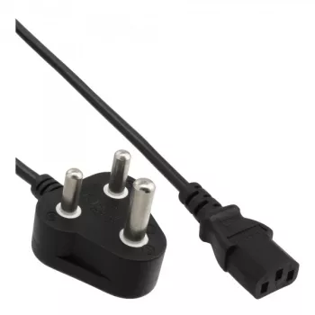 Cavo di alimentazione InLine Sudafrica 10 A tipo M / connettore IEC, 1,8 m